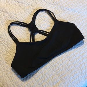 Lululemon size 12 black sports bra